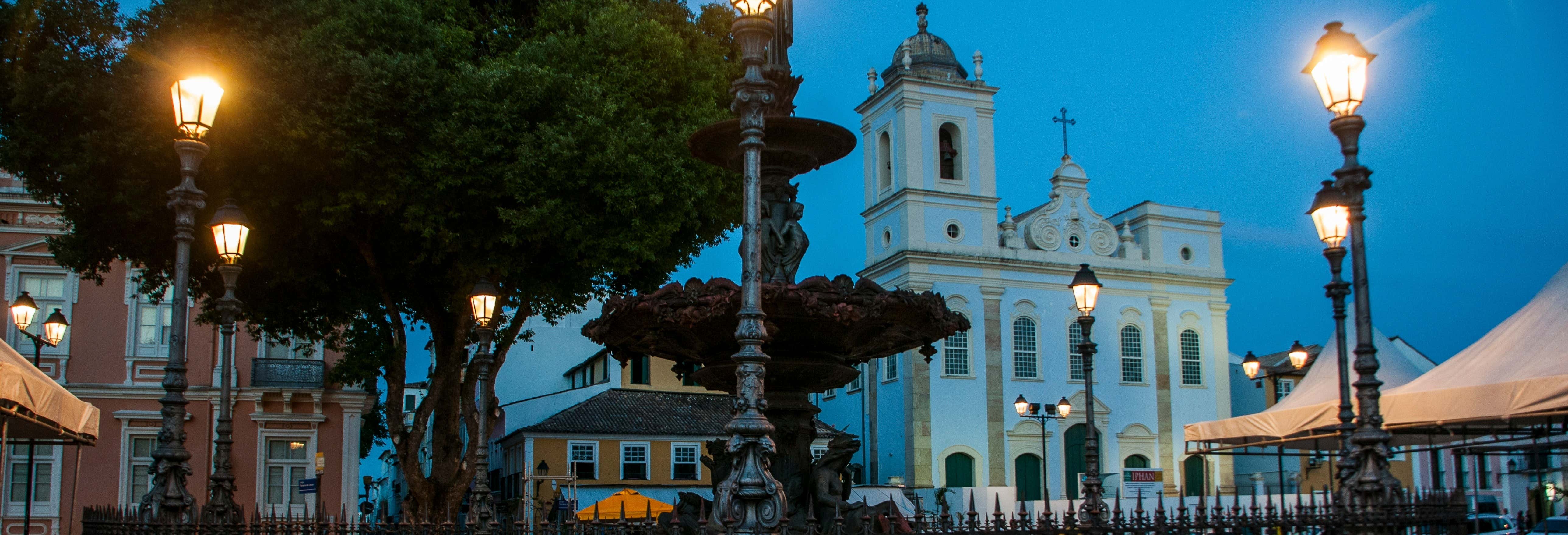 Sightseeing bus in Salvador