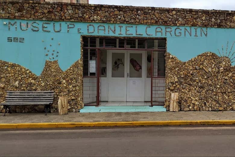 Llegando al museo Padre Daniel Cargnin