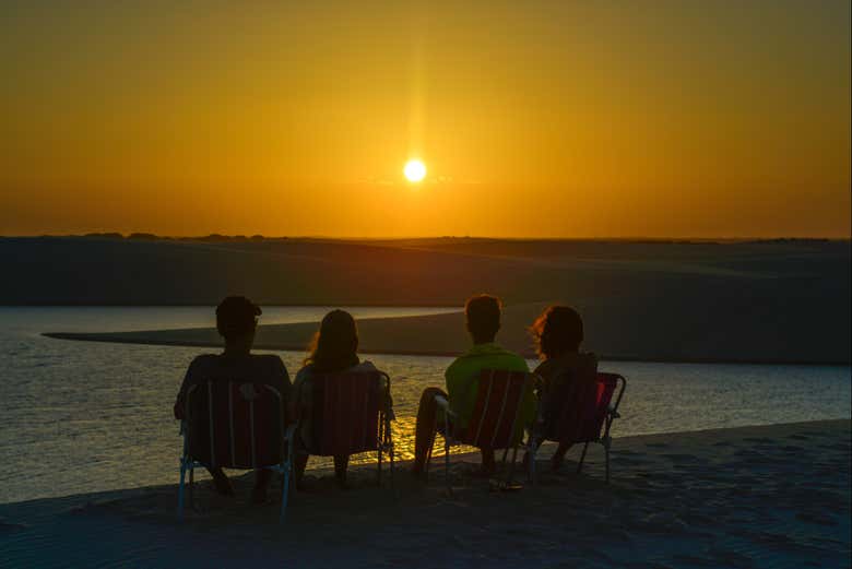 Take in a beautiful sunset
