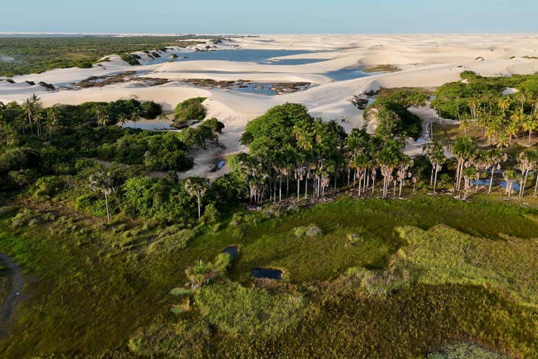 As lagoas dos Lençóis Maranhenses são únicas no mundo