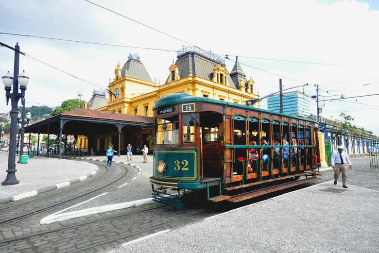 City center of Santos