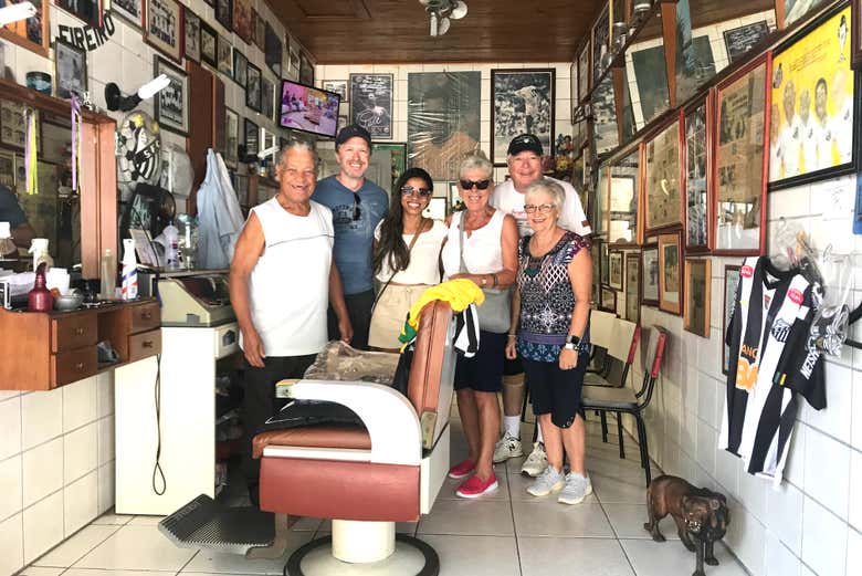Salão frequentado por Pelé