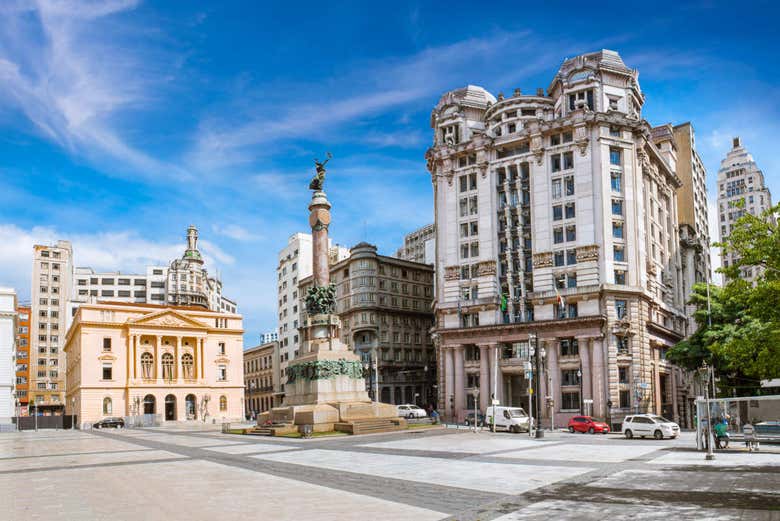 Le centre de São Paulo