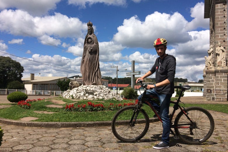 Conhecendo os monumentos de São Joaquim de bicicleta