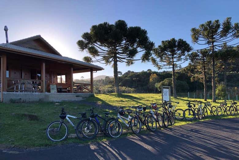 Tramonto alla cantina Villaggio Bassetti
