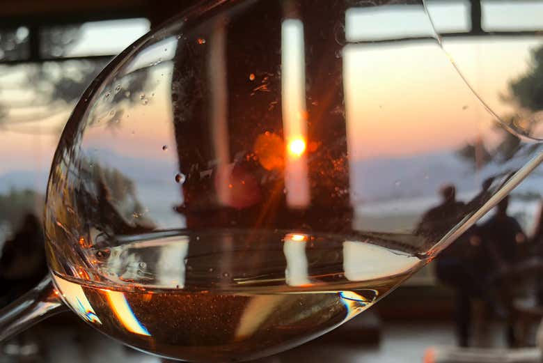 Durante la degustazione di vino