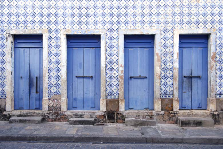 Típicos azulejos con estampados