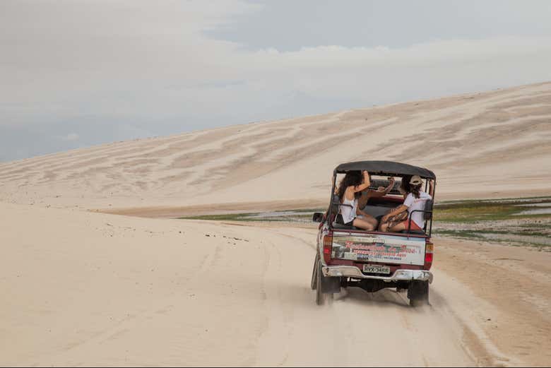 Enjoy an off-roading adventure though the dunes