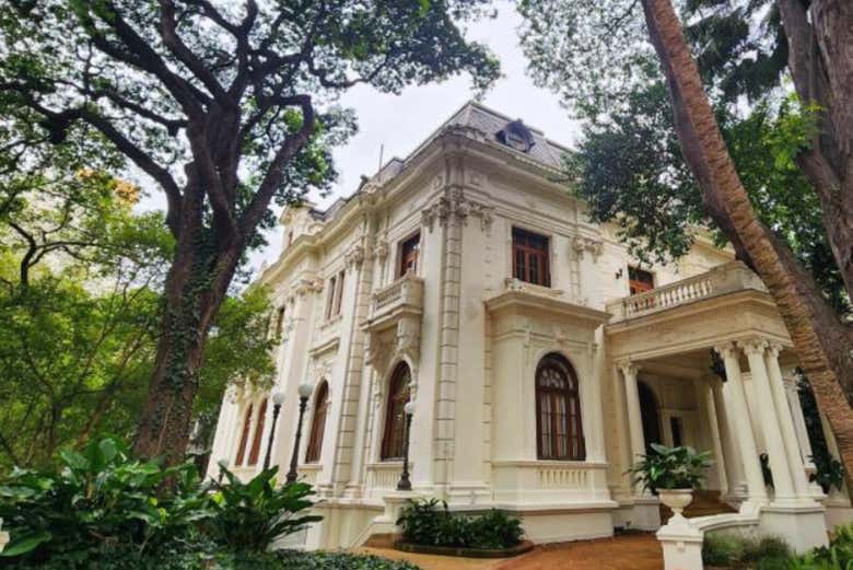 Uma das mansões de Higienópolis