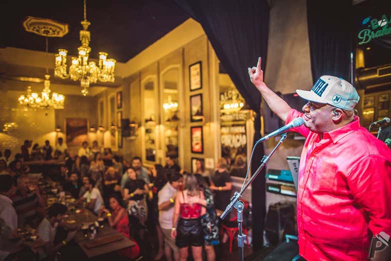 Música ao vivo no Bar Brahma