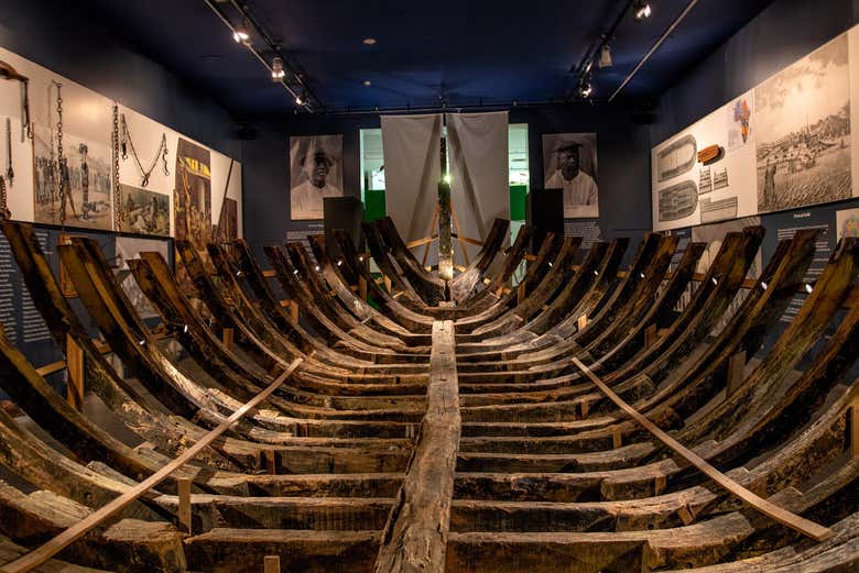 Slave ship at the Afro-Brazil Museum