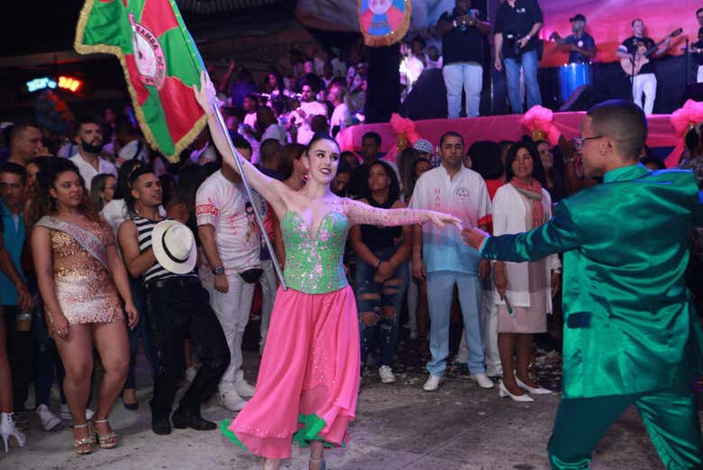 Ensayando para el carnaval