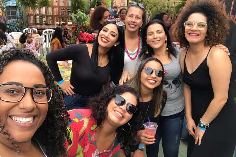 Desfrutando com as amigas