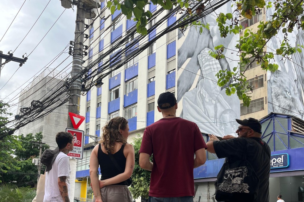 Disfrutando del arte de Sao Paulo 