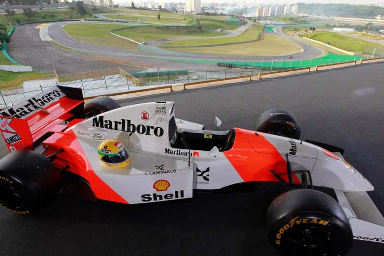 Ayrton Senna's McLaren replica car