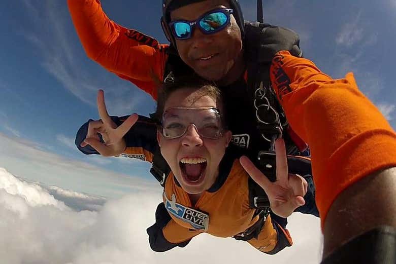 Durante a experiência