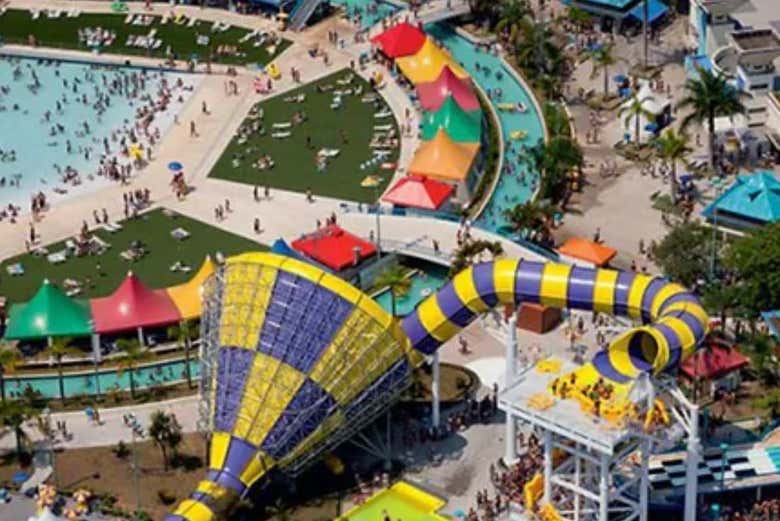 Vista aérea do parque