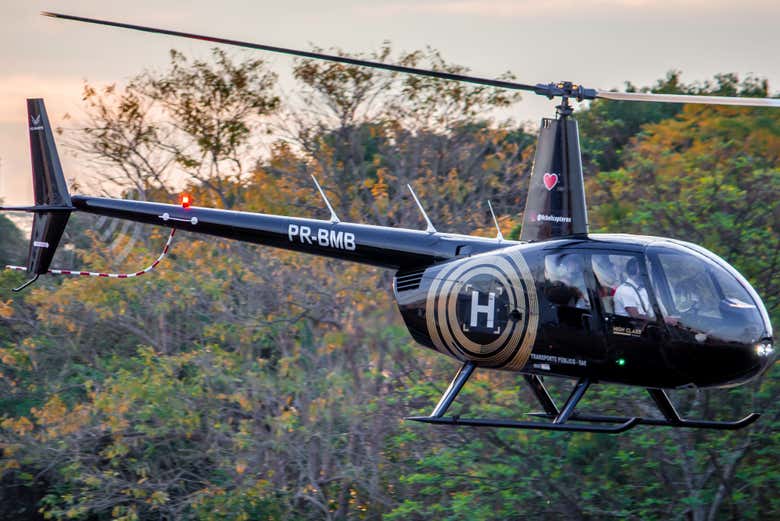 R44 helicopter for groups of up to 3 people