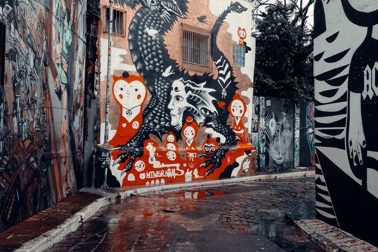 Murales en el Beco do Batman