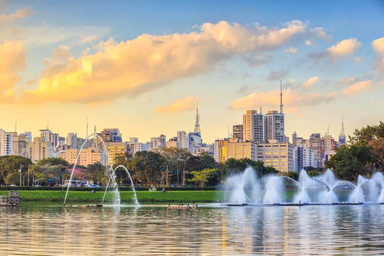 Fontana nel parco Ibirapuera