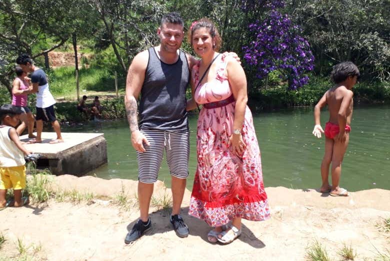 Visitando a aldeia guarani