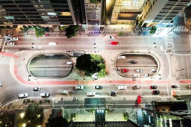 Avenida Paulista vista do alto