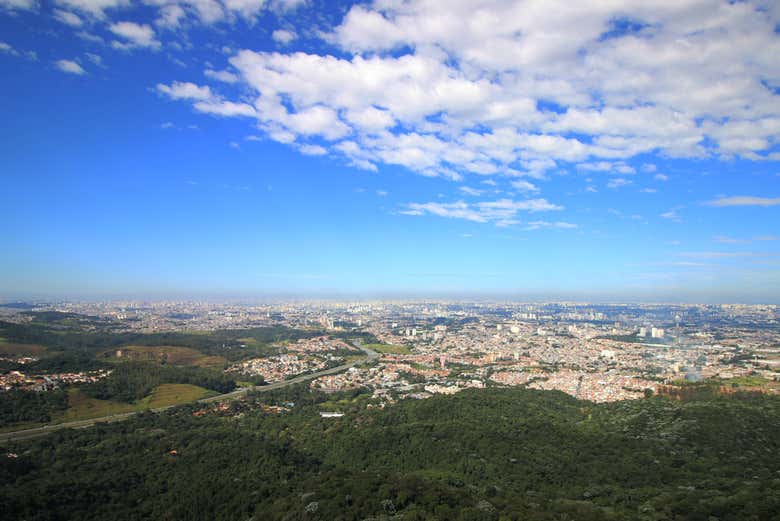 Vista panorâmica do Pico do Jaraguá 