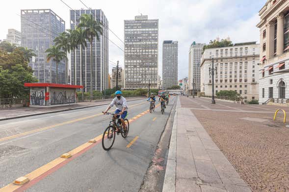 Visite de São Paulo à vélo