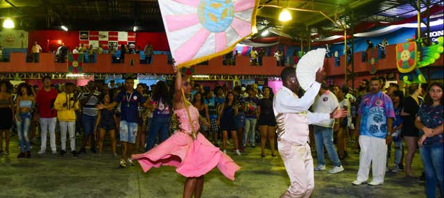 Visita privada a un ensayo de una escuela de samba