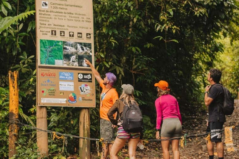 Trekking sulla spiaggia di Boiçucanga