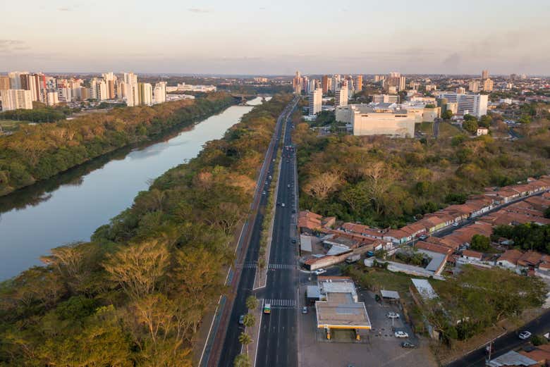 El bosque fósil de Teresina se encuentra a orillas del río Poti