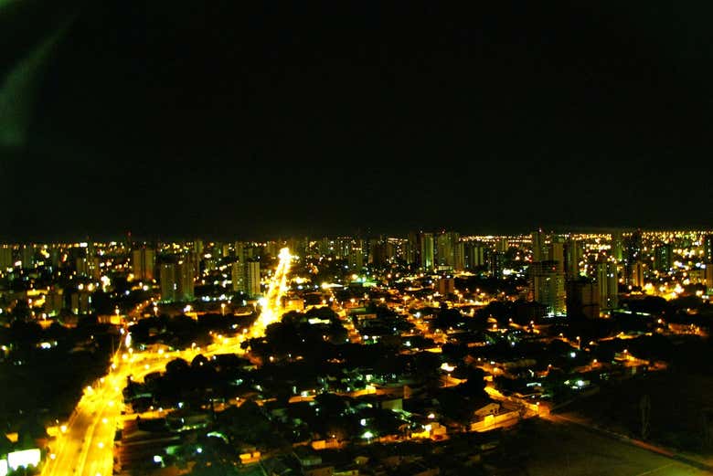 Skyline nocturno de Teresina