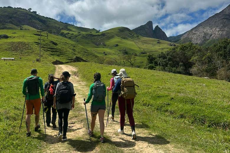 En uno de los senderos de la sierra brasileña