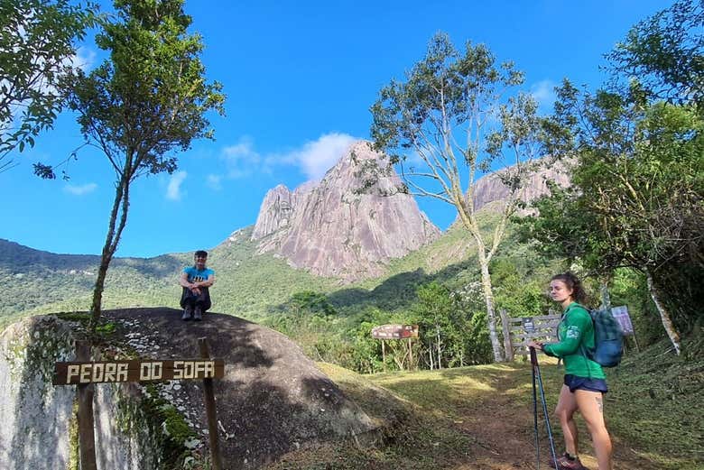 Foto del recuerdo en una de las paradas