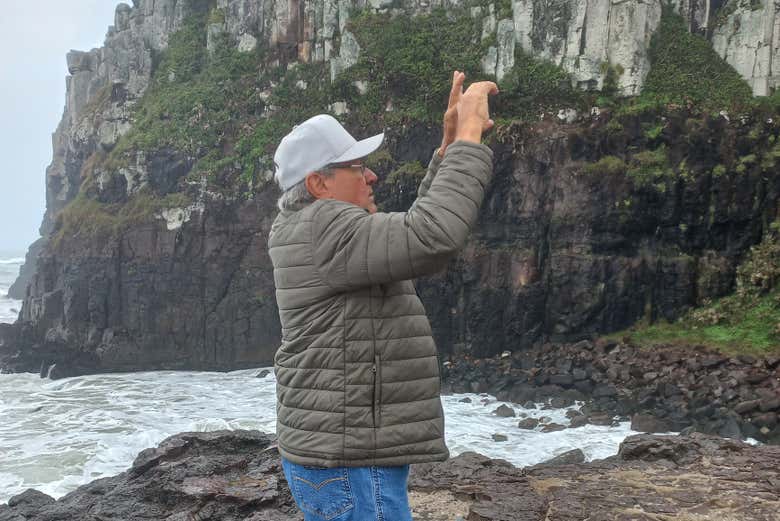 Fotografiando los acantilados de Torres