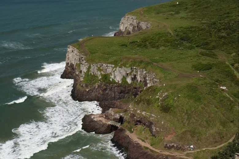 Contemplaremos unos espectaculares acantilados