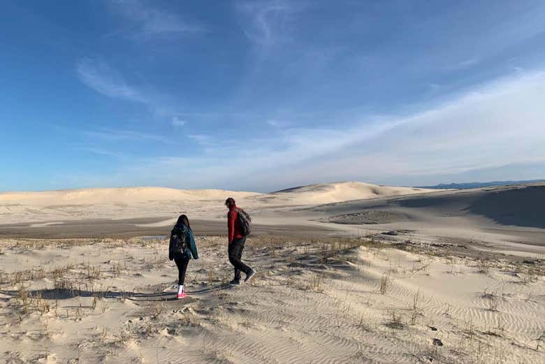 Recorriendo las dunas