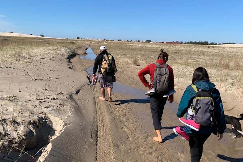 Caminando por el Parque das Dunas