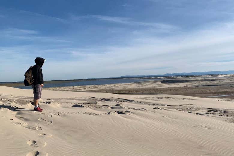 Disfrutando del paisaje