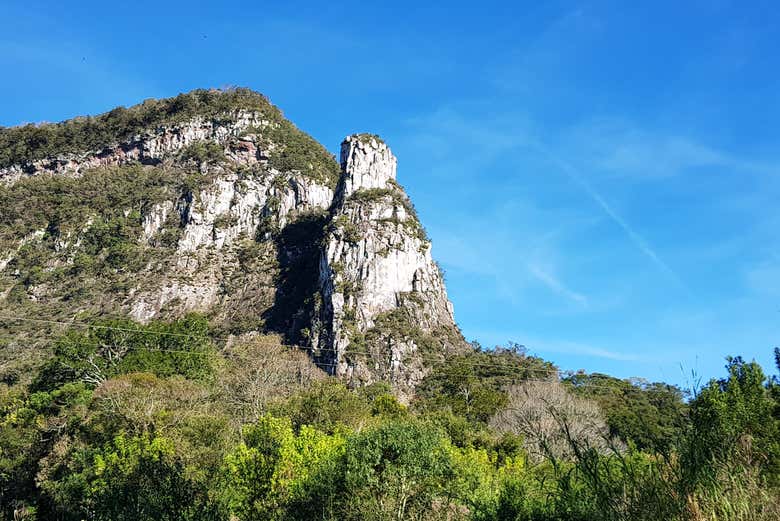 Rocky ridge of El Dedo de Dios
