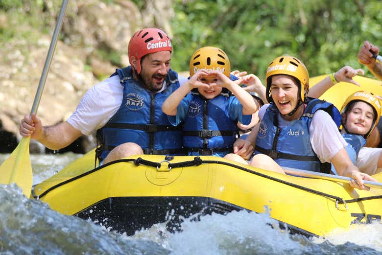 Rafting in famiglia