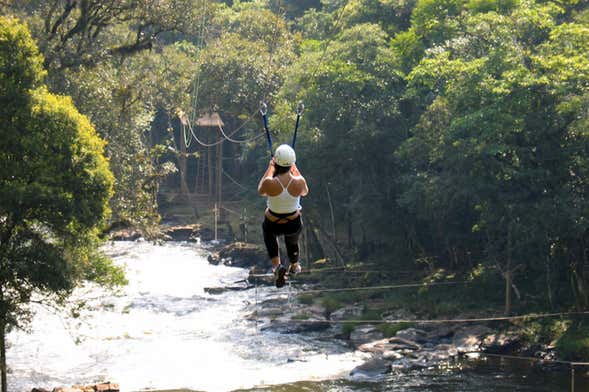 Zip Lining in Três Coroas