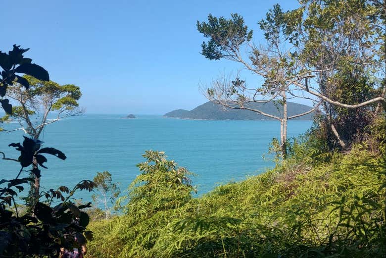 Views of the beaches of Ubatuba
