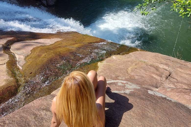 Desfrutando da natureza