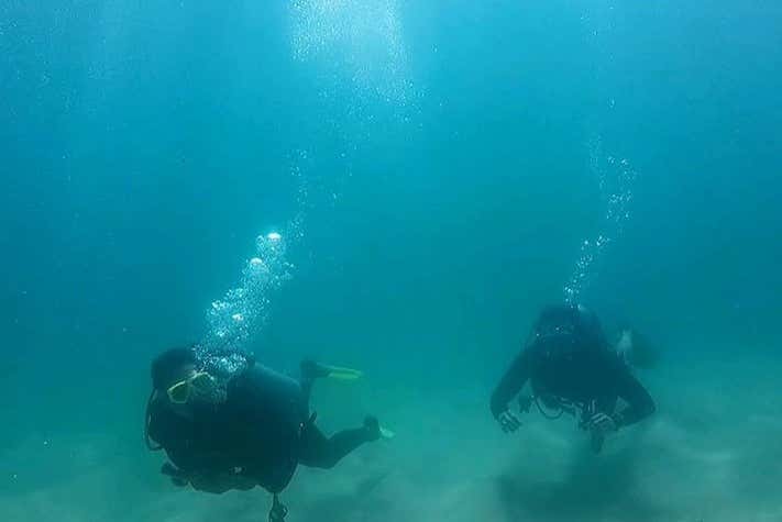 Durante l'immersione per principianti