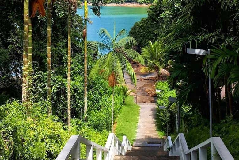 Anchieta Island footbridge