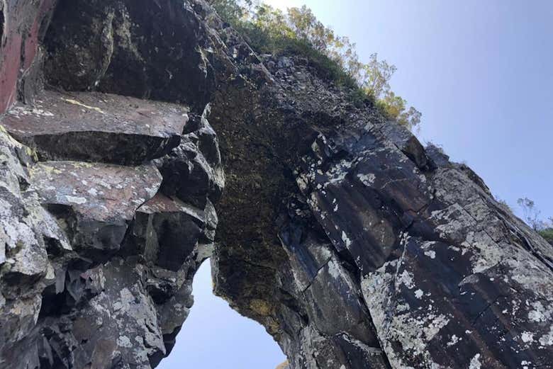 Detalhes da Pedra Furada