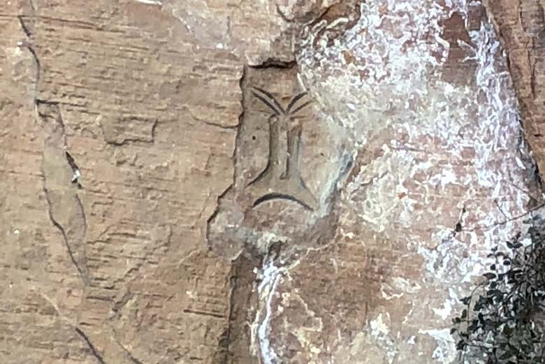 Cave inscriptions in Urubici