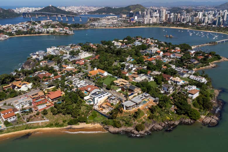 Panorámica aérea de Vitória