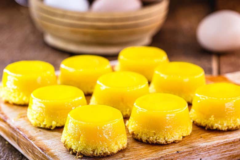 Una variedad de quindim